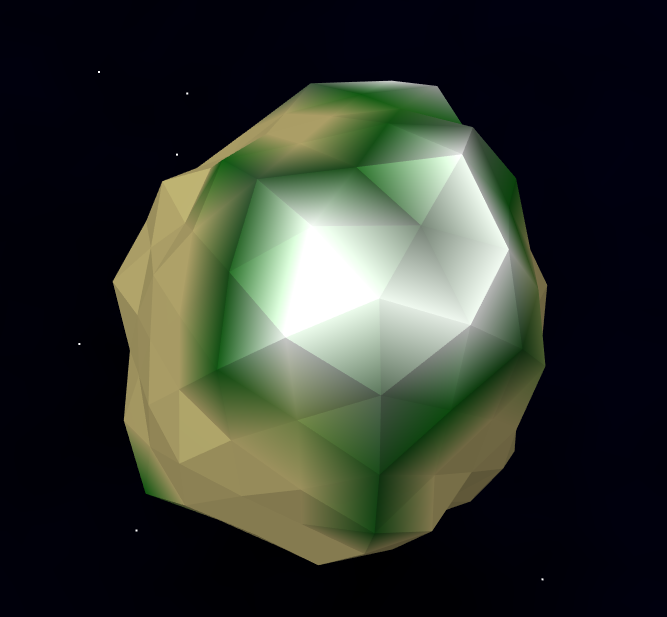 Low poly planet